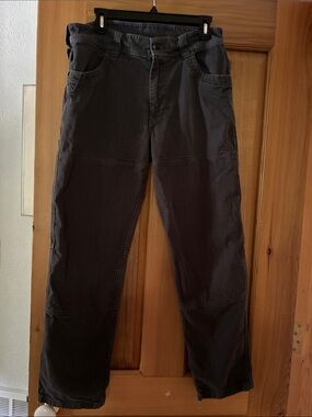 Backcountry Men's Straight-Leg Work Pants in Dark Charcoal 32 waist